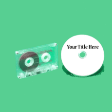 Cassette to CD with Printed Label