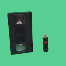 Convert VHS to Flash Drive.